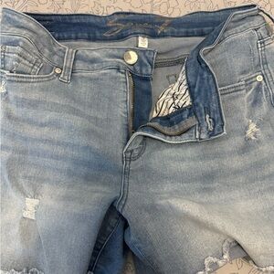 Seven for all Mankind Women's Light Blue Jean Shorts